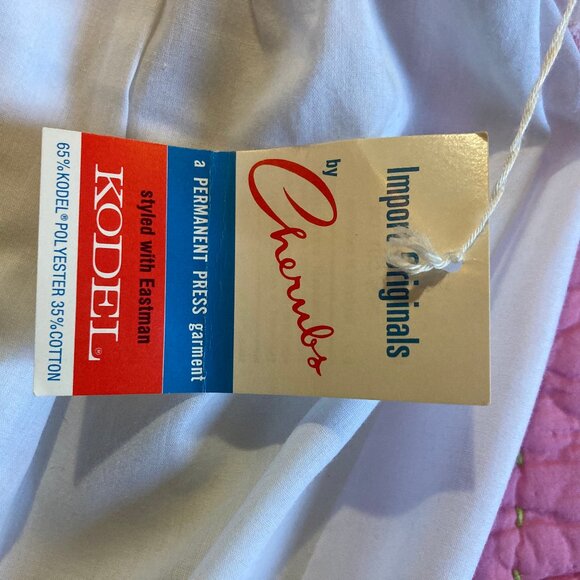 Vintage Cherubs NWT Infant 2 piece Christening Gown w Slip, 0-6 months: * NOTE - Picture 5 of 16